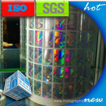 Laser Rainbow Hologram Label Sticker